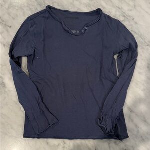 Zadig & Voltaire Deep Blue Long Sleeve Tee